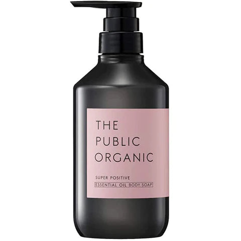 The Public Organic Super Positive Essential Oil Body Soap- 480ml - TODOKU Japan - Japanese Beauty Skin Care and Cosmetics
