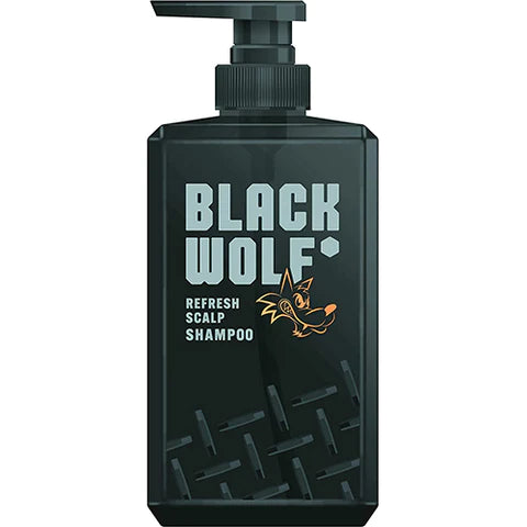 BLACK WOLF Refresh Scalp Shampoo - 380ml - TODOKU Japan - Japanese Beauty Skin Care and Cosmetics