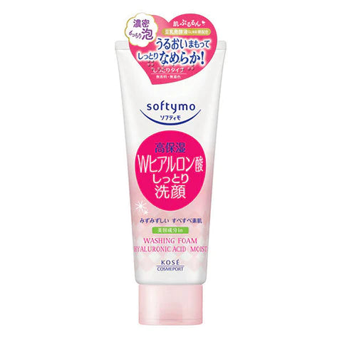 Kose Cosmeport Softymo Face Wash 150g - Hyaluronic Acid - Moist - TODOKU Japan - Japanese Beauty Skin Care and Cosmetics