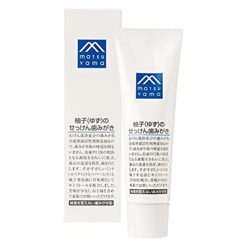 Matsuyama M-Mark Yuzu Soap Toothpaste 90g - TODOKU Japan - Japanese Beauty Skin Care and Cosmetics