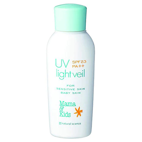 Mama & Kids Skin Care Sun Screen UV Light Veil SPF23 PA++ - 90ml - TODOKU Japan - Japanese Beauty Skin Care and Cosmetics
