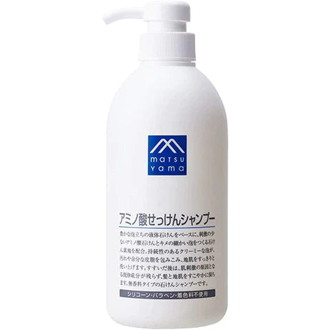 Matsuyama M-Mark Amino Acid Soap Shampoo 600ml - TODOKU Japan - Japanese Beauty Skin Care and Cosmetics