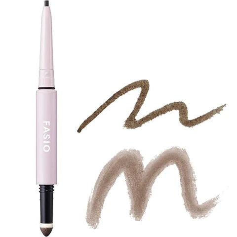 Kose Fasio Pencil & Powder Eyebrow 0.4g - Brown - TODOKU Japan - Japanese Beauty Skin Care and Cosmetics
