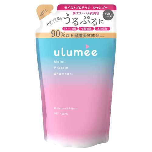 Ulumee Moist Protein Shampoo - 400ml - Refill - TODOKU Japan - Japanese Beauty Skin Care and Cosmetics