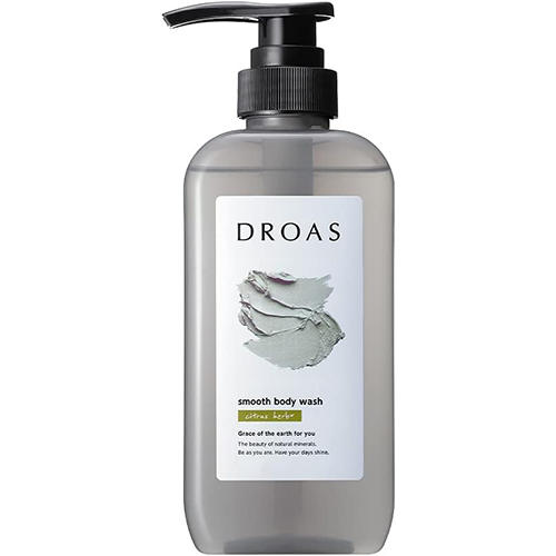 DROAS Clay Body Wash Moist Smooth - 400ml - TODOKU Japan - Japanese Beauty Skin Care and Cosmetics