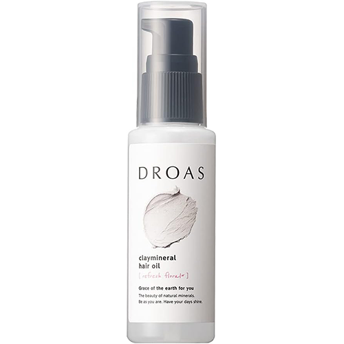DROAS Clay Mineral Hair Oil - 60ml - TODOKU Japan - Japanese Beauty Skin Care and Cosmetics