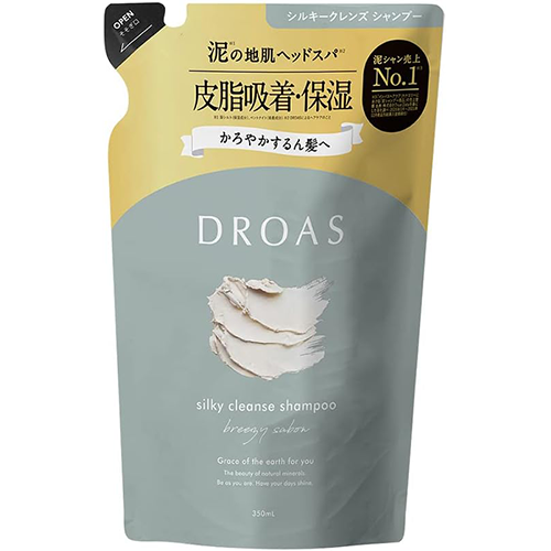 DROAS Silky Cleanse Shampoo - 350ml - Refill - TODOKU Japan - Japanese Beauty Skin Care and Cosmetics