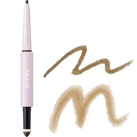 Kose Fasio Pencil & Powder Eyebrow 0.4g - Light Brown - TODOKU Japan - Japanese Beauty Skin Care and Cosmetics