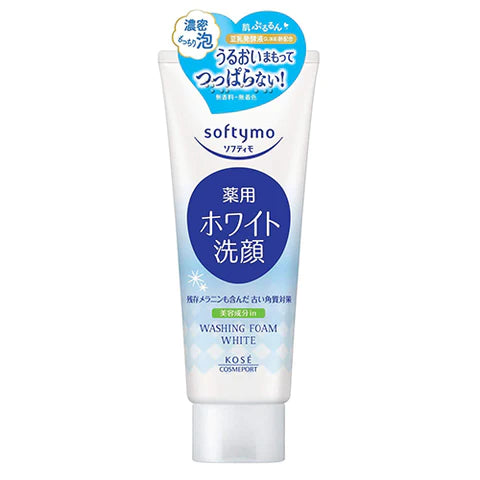 Kose Cosmeport Softymo Face Wash 150g - White - TODOKU Japan - Japanese Beauty Skin Care and Cosmetics