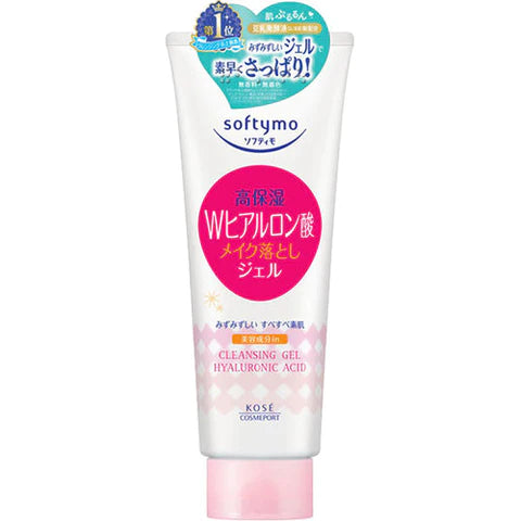 Kose Cosmeport Softymo Cleansing Gel 210g - Hyaluronic Acid - TODOKU Japan - Japanese Beauty Skin Care and Cosmetics