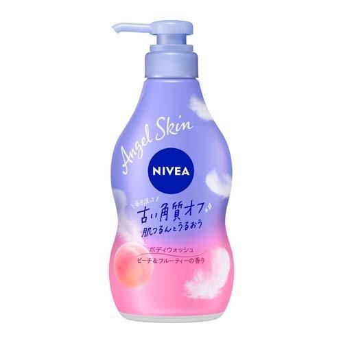 Nivea Angel Skin Body Wash 480ml - Peach & Fruity - TODOKU Japan - Japanese Beauty Skin Care and Cosmetics