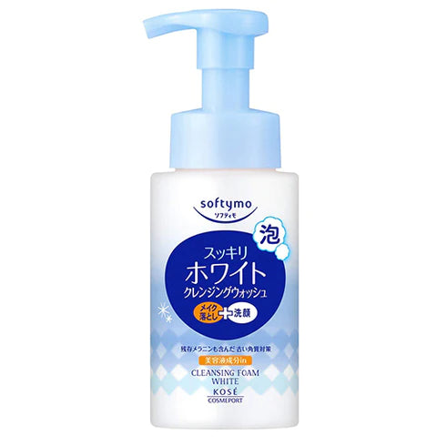 Kose Cosmeport Softymo Whip Cleansing Wash 200ml - White - TODOKU Japan - Japanese Beauty Skin Care and Cosmetics
