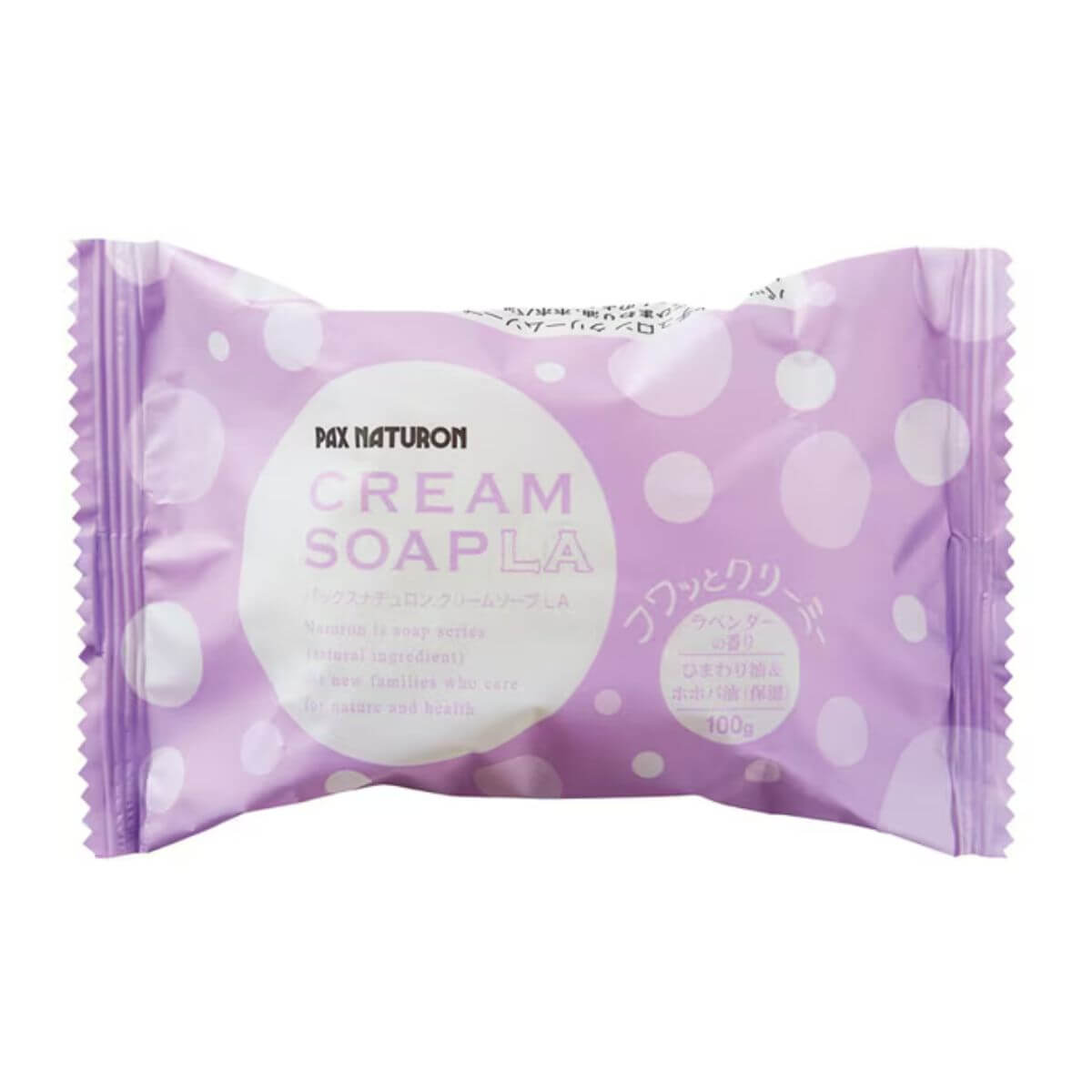 PAX NATURON Cream Soap LA Contains Lavender Essential Oil Lavender Scent - 100g