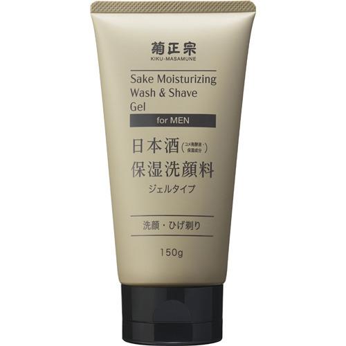 Kikumasamune Mens Sake Moisturizing Wash & Shave Gel - 150g - TODOKU Japan - Japanese Beauty Skin Care and Cosmetics