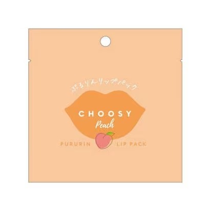 CHOOSY Hydrogel Lip Pack Peach - TODOKU Japan - Japanese Beauty Skin Care and Cosmetics