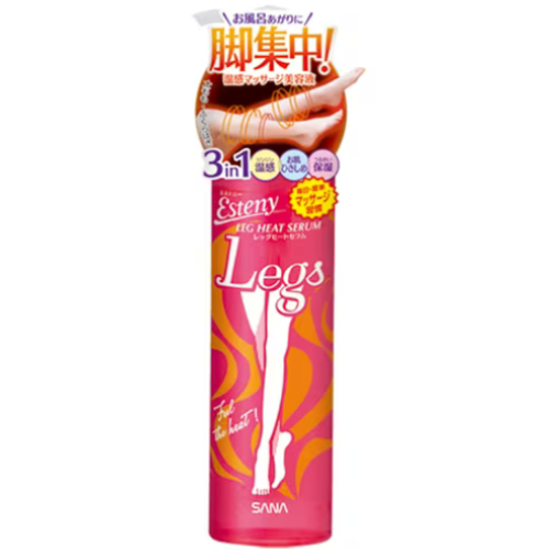 Esteny Leg Heat Serum 190ml - Refreshing Pink Grapefruit Scent - TODOKU Japan - Japanese Beauty Skin Care and Cosmetics