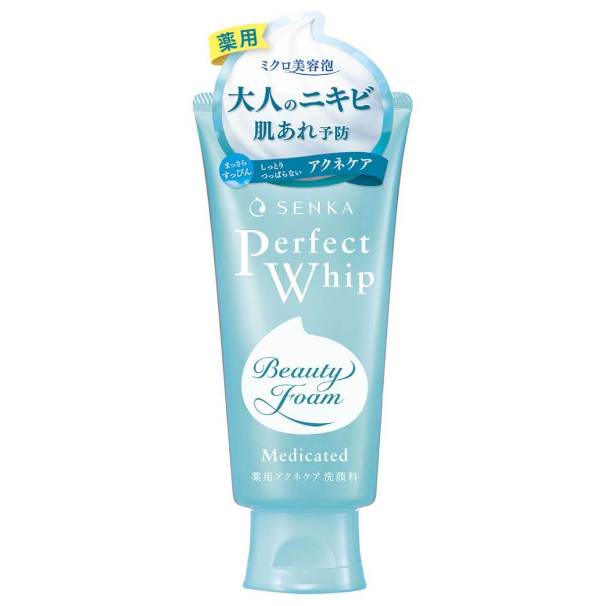 Senka Perfect Whip Facial Wash Acne Care - 120g - TODOKU Japan - Japanese Beauty Skin Care and Cosmetics