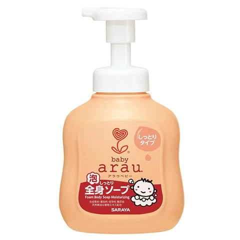 Arau Baby Bubble Whole Body Soap - 450ml - Moist - TODOKU Japan - Japanese Beauty Skin Care and Cosmetics