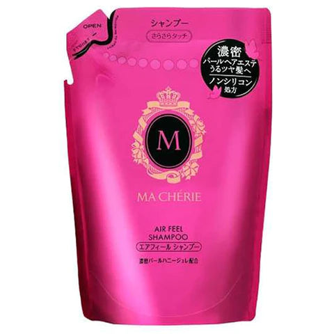 Macherie Shiseido Air Feel Shampoo EX - Refill - 380ml - TODOKU Japan - Japanese Beauty Skin Care and Cosmetics