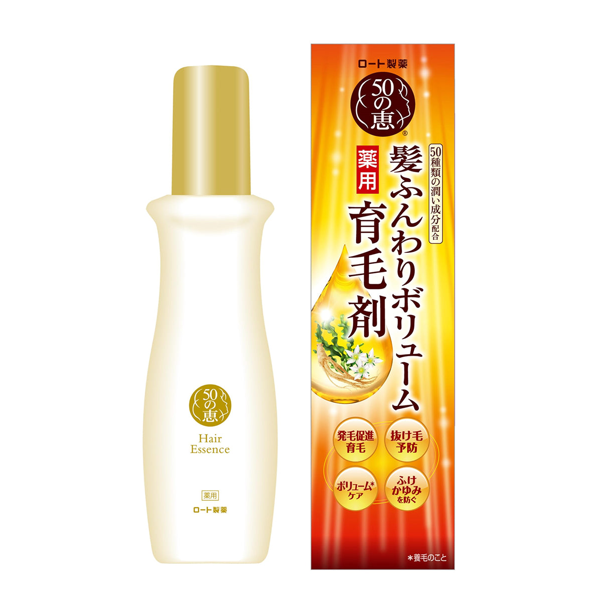 50 Megumi Rohto Aging Care Hair Soft Volume Hair Restorer Spray Type - 160ml