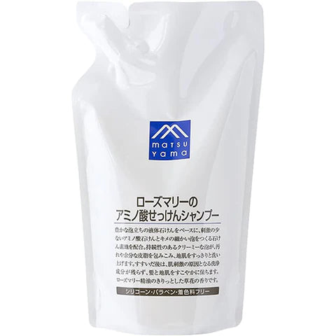 Matsuyama M-Mark Rosemary Amino Acid Soap Shampoo 550ml - Refill - TODOKU Japan - Japanese Beauty Skin Care and Cosmetics