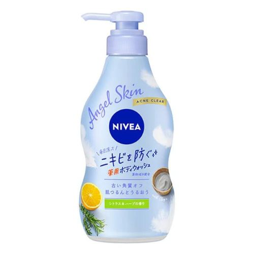 Nivea Angel Skin Body Wash Acne Clear 470ml - Citrus & Herb - TODOKU Japan - Japanese Beauty Skin Care and Cosmetics