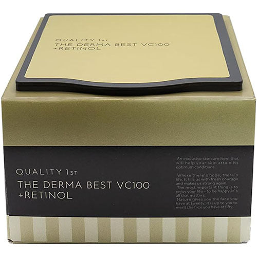 Quality 1st The Derma Facial Sheet Mask Best VC100 - 20 sheets - TODOKU Japan - Japanese Beauty Skin Care and Cosmetics