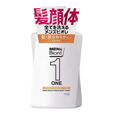 Biore Mens ONE All in One Whole Body Wash - 480ml - Floral Savon - TODOKU Japan - Japanese Beauty Skin Care and Cosmetics