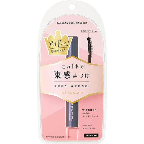 Kingdom Tabakan Curl Mascara - Clear Black - TODOKU Japan - Japanese Beauty Skin Care and Cosmetics