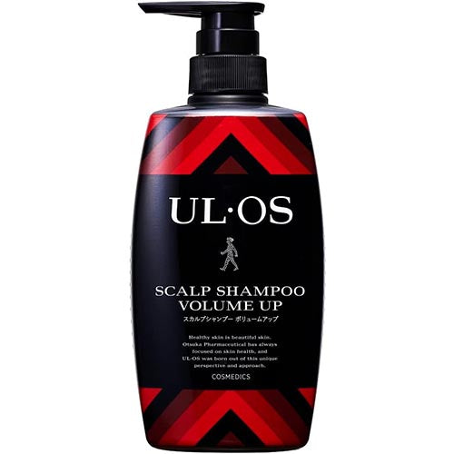 Ulos Scalp Shampoo Volume Up Red Bottle - 500ml - TODOKU Japan - Japanese Beauty Skin Care and Cosmetics