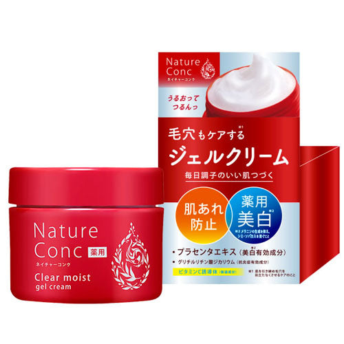 Nature Conc Naris Up Clear Moist Gel Cream - 100g - TODOKU Japan - Japanese Beauty Skin Care and Cosmetics