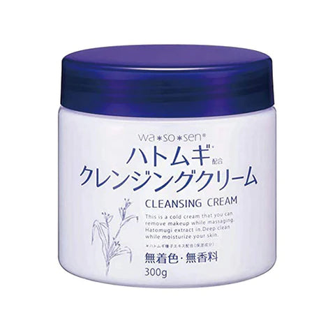 wa*so*sen Hatomugi Cleansing Cream - 300g - TODOKU Japan - Japanese Beauty Skin Care and Cosmetics
