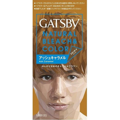 Gatsby Hair Color Natural Bleach - Ash Caramel - TODOKU Japan - Japanese Beauty Skin Care and Cosmetics