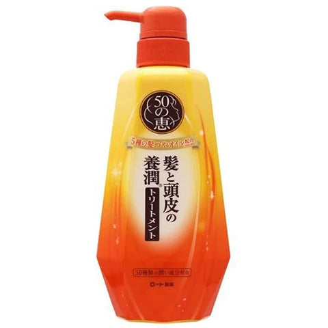 50 Megumi Rohto Hair & Scalp Youjun Hair Treatment - 400ml - TODOKU Japan - Japanese Beauty Skin Care and Cosmetics