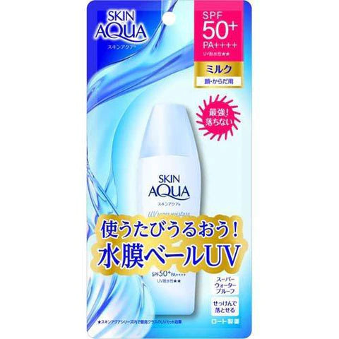 Skin Aqua Rohto Newer Model Super Moisture Milk 40ml - SPF50+/PA++++ - TODOKU Japan - Japanese Beauty Skin Care and Cosmetics