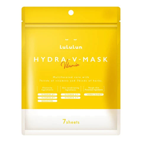 Lululun Hydra Vitamin Face Mask - 4pcs - TODOKU Japan - Japanese Beauty Skin Care and Cosmetics