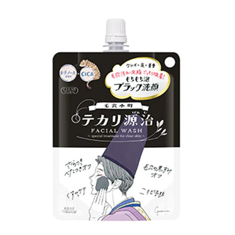 Kose Clear Turn Keana Komachi Tekari Genji Mochi Mochi Black Face Wash - 120g - TODOKU Japan - Japanese Beauty Skin Care and Cosmetics