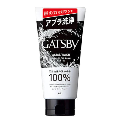 Gatsby Facial Wash 130g - Strong Clear Foam - TODOKU Japan - Japanese Beauty Skin Care and Cosmetics