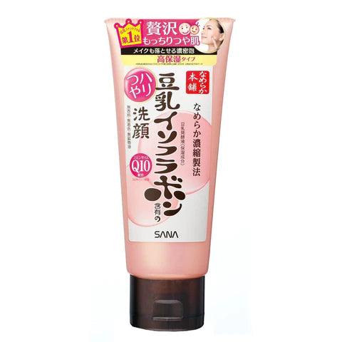Sana Nameraka Honpo Soy Milk Isoflavone Q10 Cleansing Face Wash N - 150g - TODOKU Japan - Japanese Beauty Skin Care and Cosmetics
