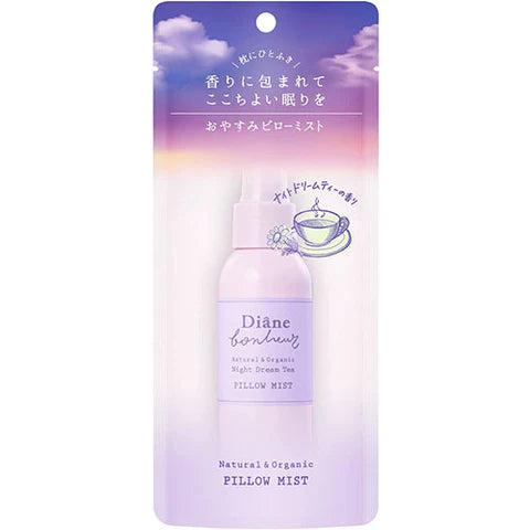 Moist Diane Bonheur Good Night Pillow Mist 95ml - Night Dream Tea - TODOKU Japan - Japanese Beauty Skin Care and Cosmetics