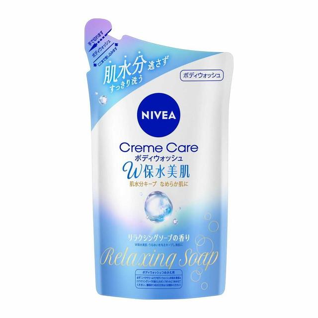 Nivea Cream Care Body Wash Refill 350ml - Relaxing Soap - TODOKU Japan - Japanese Beauty Skin Care and Cosmetics
