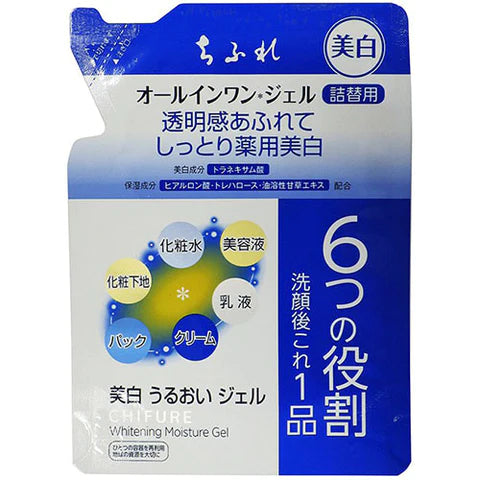 Chifure Whitening Moisturizing Gel 108g - Refill - TODOKU Japan - Japanese Beauty Skin Care and Cosmetics