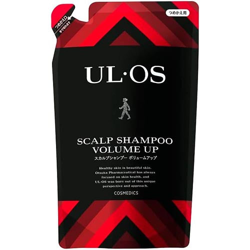Ulos Scalp Shampoo Volume Up Red Refill - 420ml - TODOKU Japan - Japanese Beauty Skin Care and Cosmetics