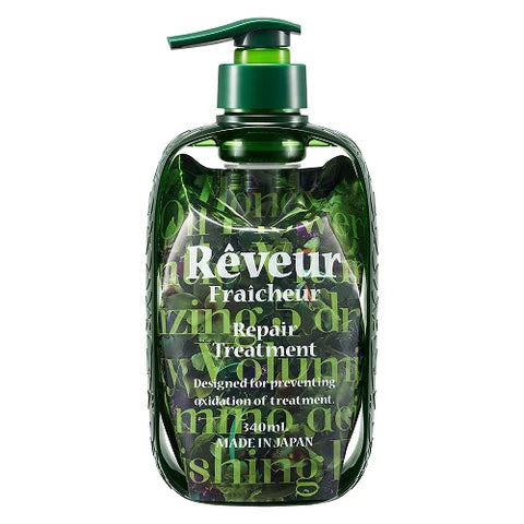 Reveur Fraicheur Repair Treatment Dispenser Set - 340ml - TODOKU Japan - Japanese Beauty Skin Care and Cosmetics