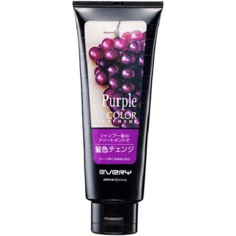 Anna Donna Every Color Treatment 160g - Purple - TODOKU Japan - Japanese Beauty Skin Care and Cosmetics