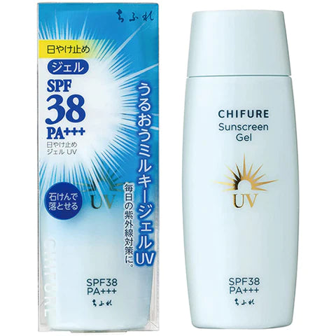Chifure Sunscreen Gel SPF38/PA+++ 80ml - TODOKU Japan - Japanese Beauty Skin Care and Cosmetics