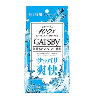 Gatsby Facial Paper 1box for 42 Sheets - Standard - TODOKU Japan - Japanese Beauty Skin Care and Cosmetics