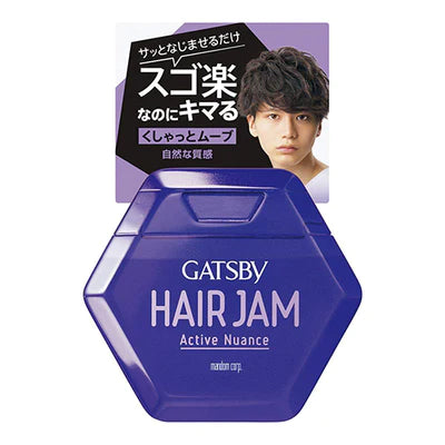Gatsby Hair Wax Hair Jam Active Nuance - 110ml - TODOKU Japan - Japanese Beauty Skin Care and Cosmetics