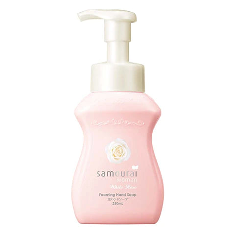 Samourai Woman Foam Hand Soap 250ml - White Rose - TODOKU Japan - Japanese Beauty Skin Care and Cosmetics
