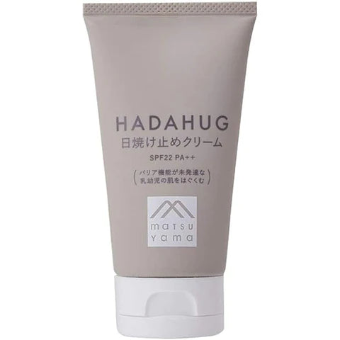 Matsuyama HADAHUG Sunscreen Cream SPF22PA ++ 70g - TODOKU Japan - Japanese Beauty Skin Care and Cosmetics